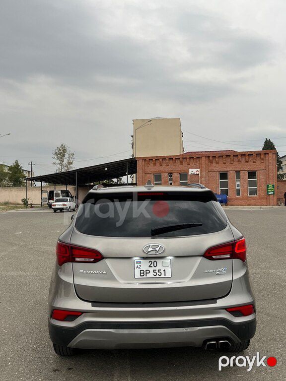 Hyundai Santa Fe, 2.0 L, 2017 il, 180 729 km — Avtomobillər, Gəncə (6)