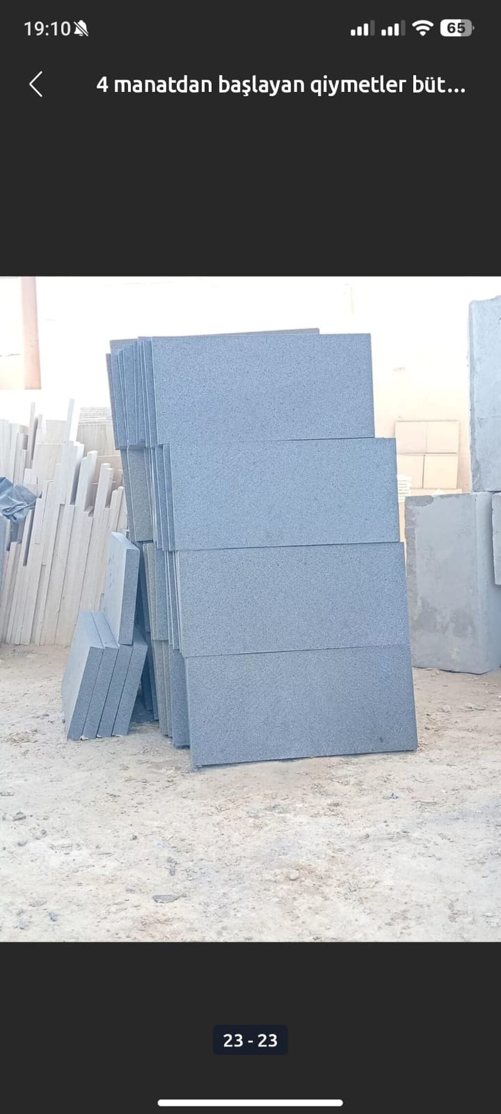 Aglay Daşi 1 Kvadrati 3 Manat — Plitka və örtü materialları, Bakı (8)