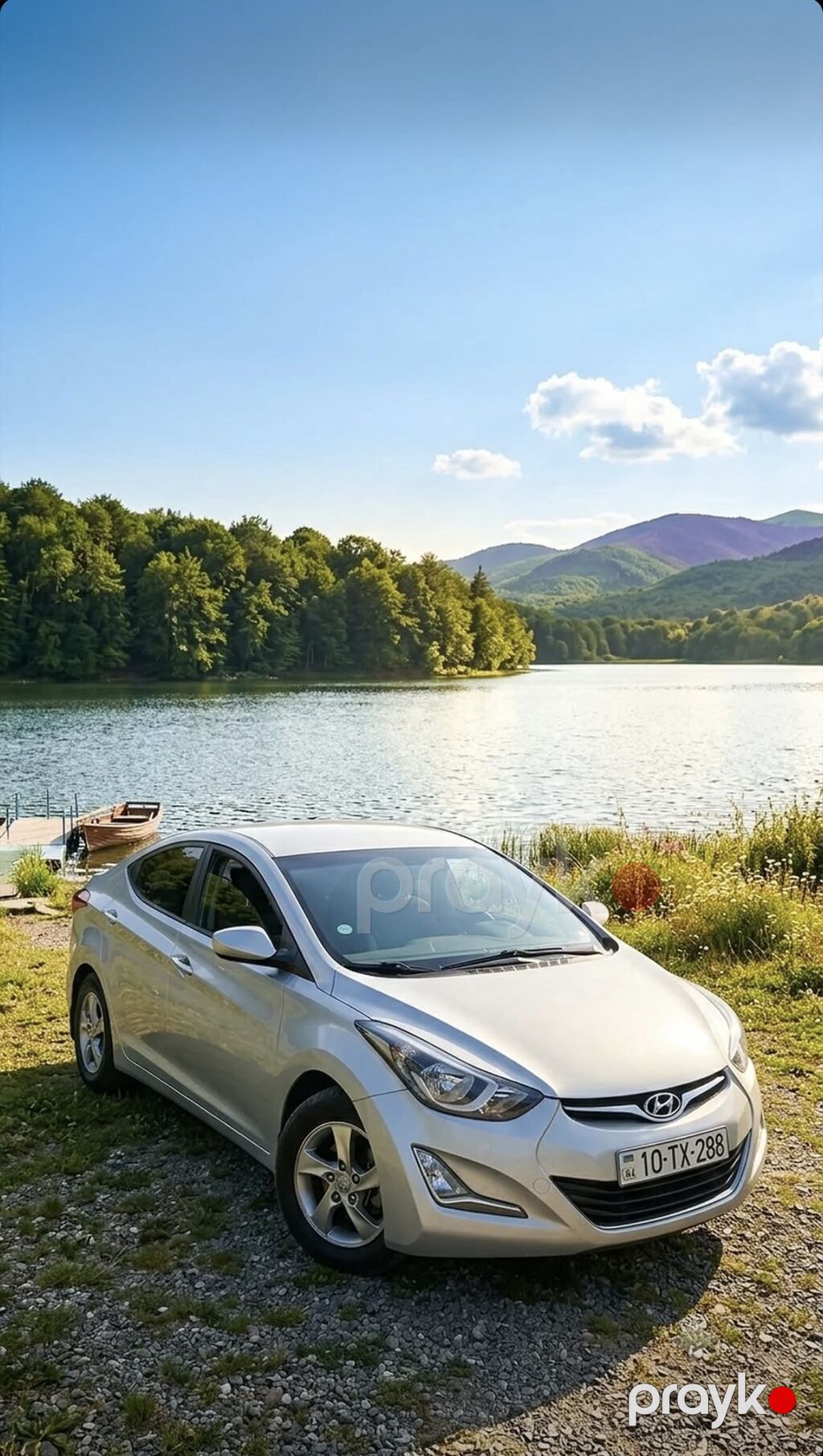 Günlük, Kia 10-TX-288 — Minik avtomobili icarəsi, Bakı (3)