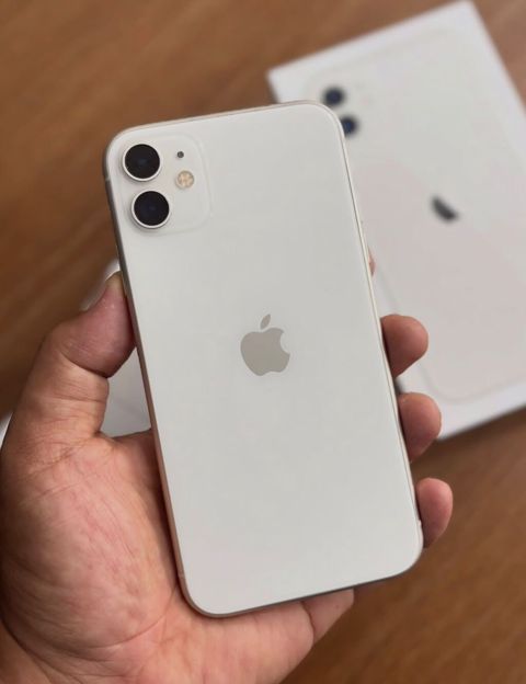 IPhone 11, 128 GB, Ağ, Zəmanət, Simsiz şarj, Face ID — Digah
