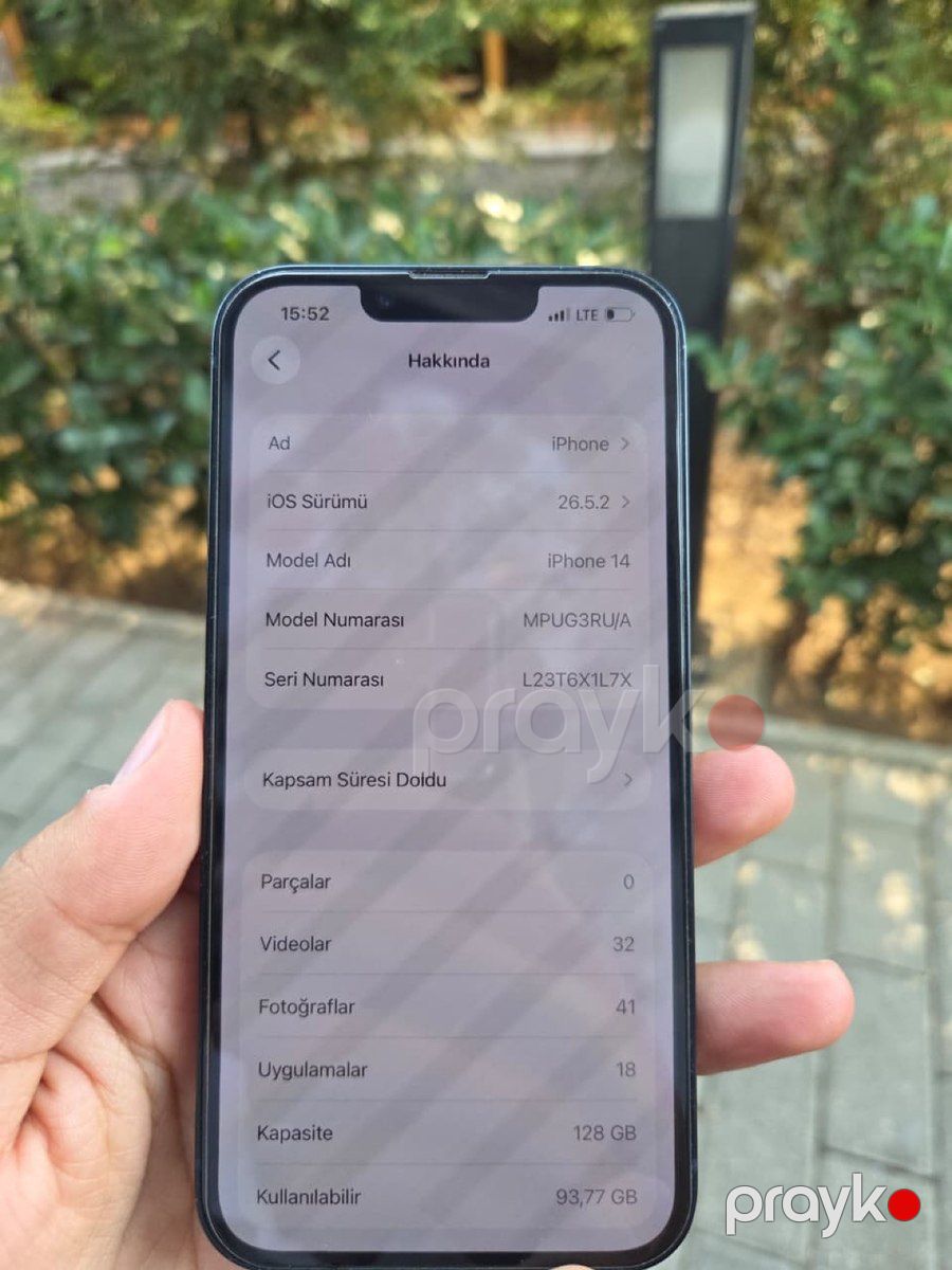 Apple iPhone 14 Midnight 128GB/4GB — Smartfonlar, Bakı (5)