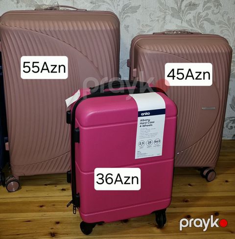 Səyahət çemodanları – 4 təkərli, sərt korpus - Anko Albany Hard Case — Masazır