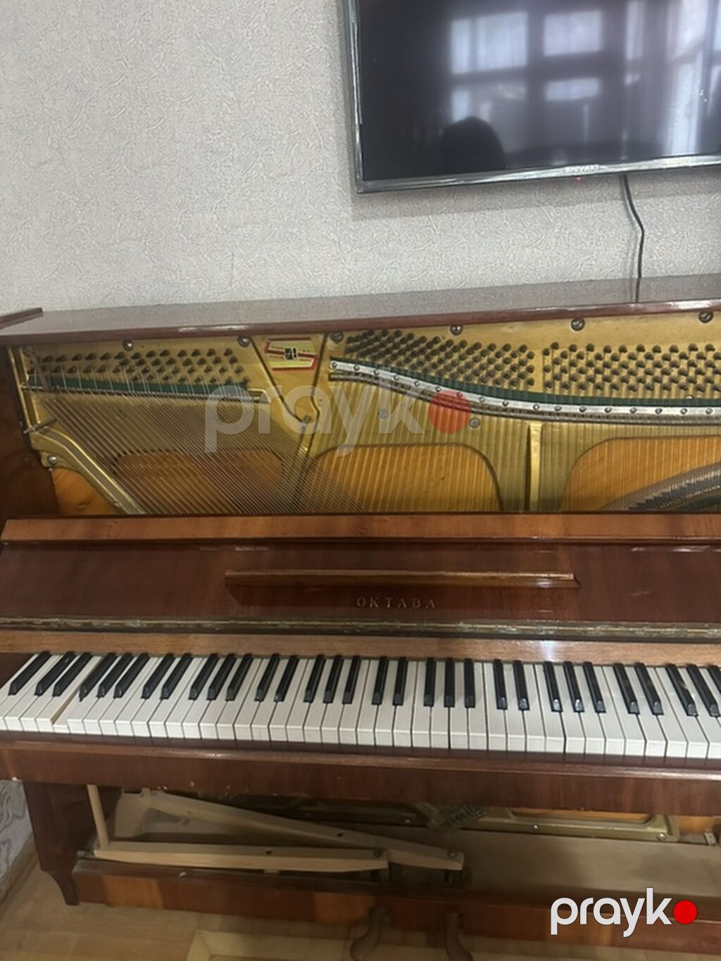 Oktaba dik piano - Brend/model: Oktaba (upright/akustik piano) — Pianino və digər klaviş alətləri, Bakı (2)