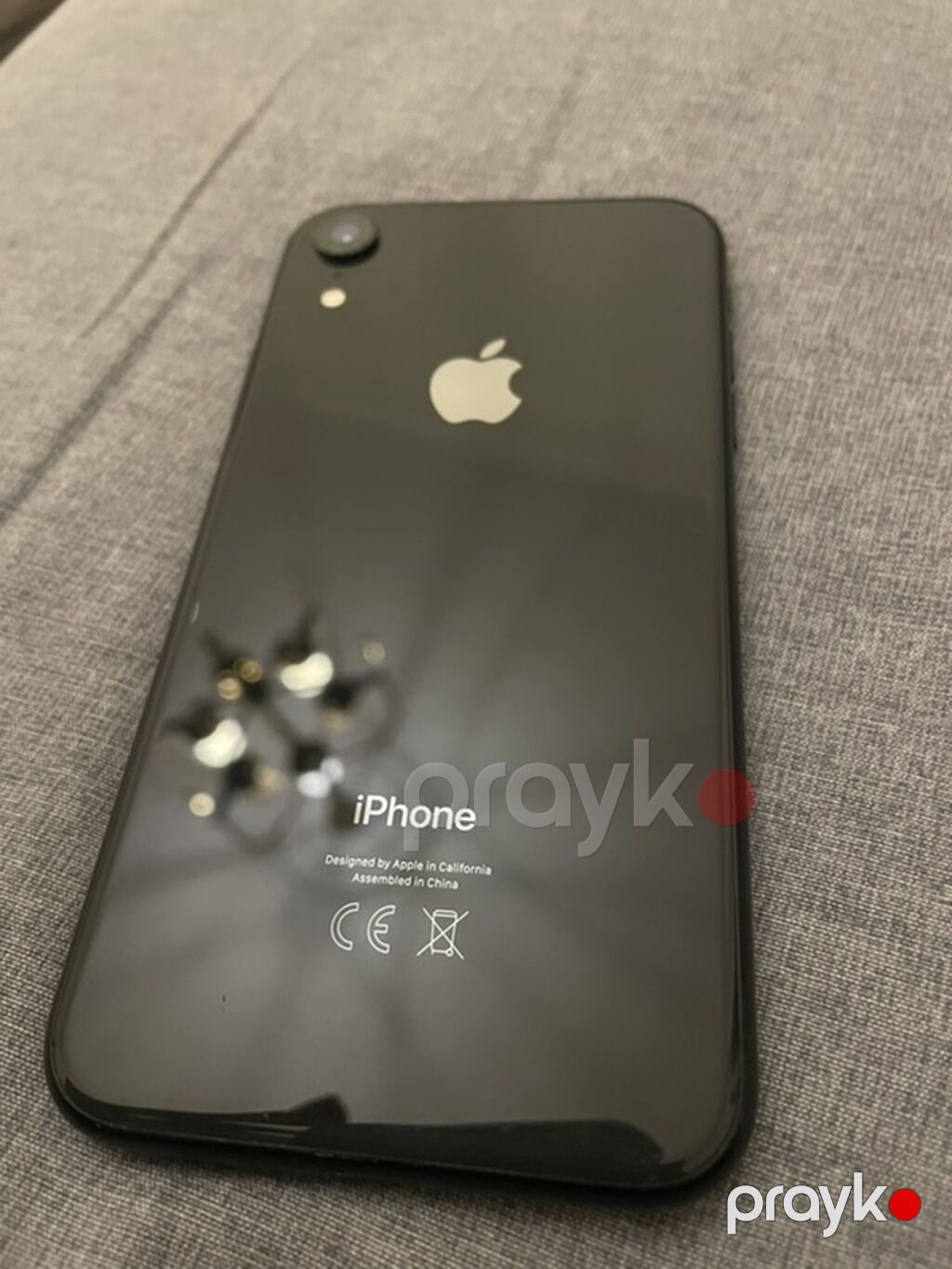 IPhone Xr, Qara, Qırıq — Apple iPhone, Bakı (2)