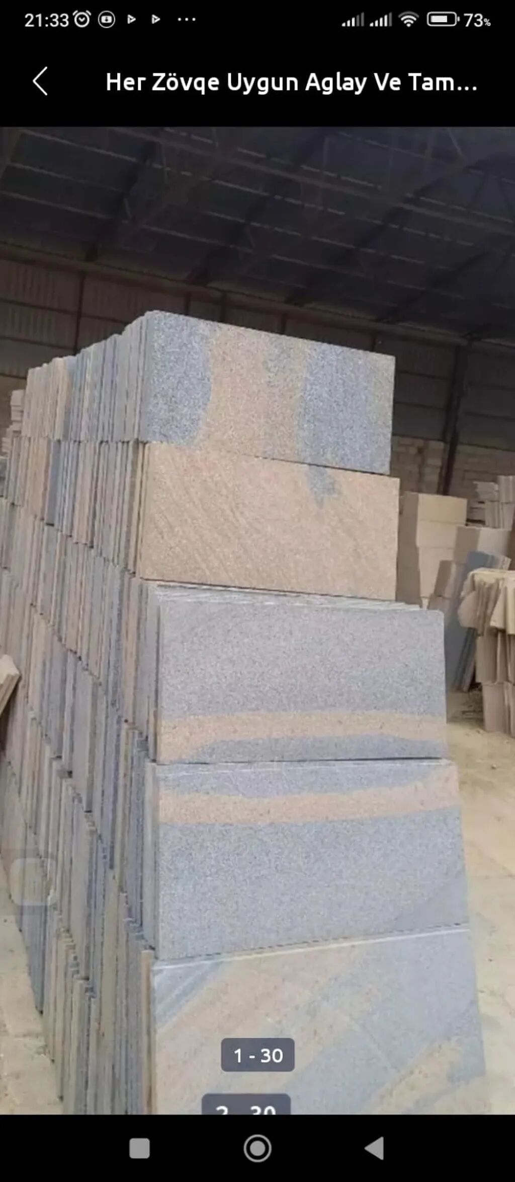 Aglay Daşlari 1 Kvadrati 3 Manat - 4 Eded Balyans Tumba Şar Karniz — Plitka və örtü materialları, Bakı (5)