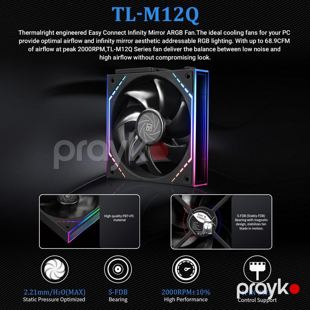 Maye soyutma "ThermalRight Peerless Vision 360 UB BK Argb" — Kompüterlər və noutbuklar, Bakı (7)