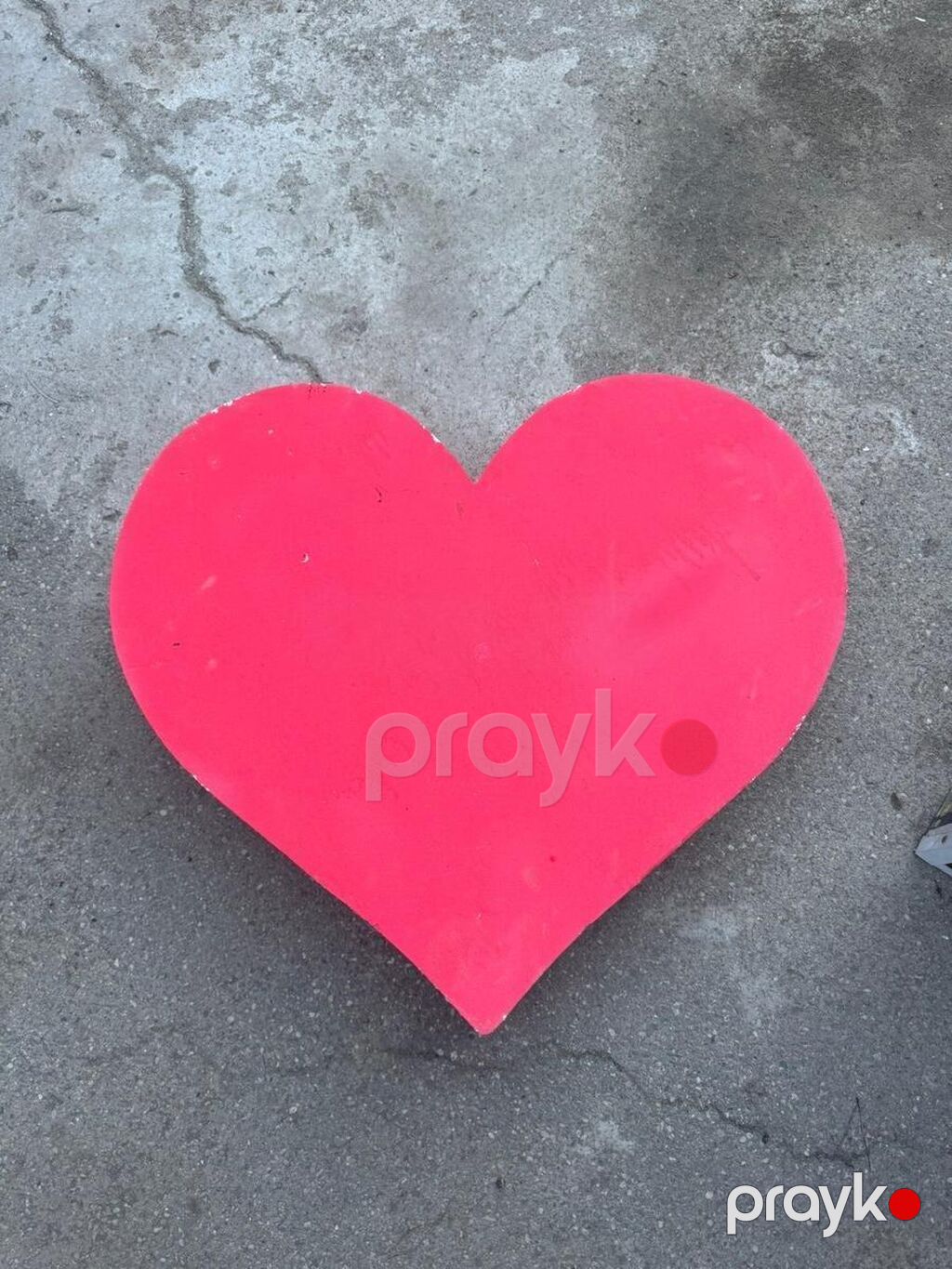 Dekor lövhə (ürək forması) Penoplastdan hazırlanıb ölçüse böyükdür — Dekorasiyalar, Bakı (2)