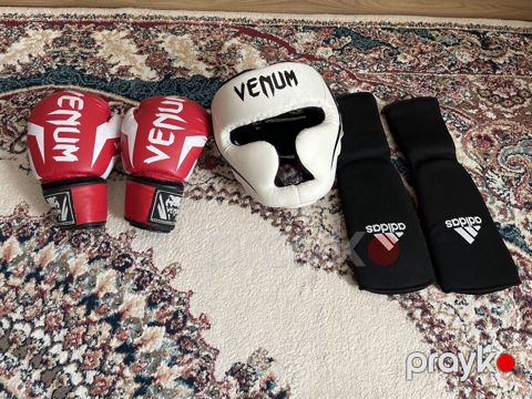 Boks/MMA üçün komplekt qoruyucu avadanlıq - Venum boks əlcəkləri — Bakı