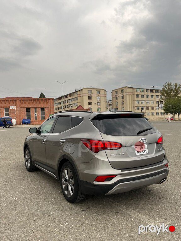 Hyundai Santa Fe, 2.0 L, 2017 il, 180 729 km — Avtomobillər, Gəncə (8)