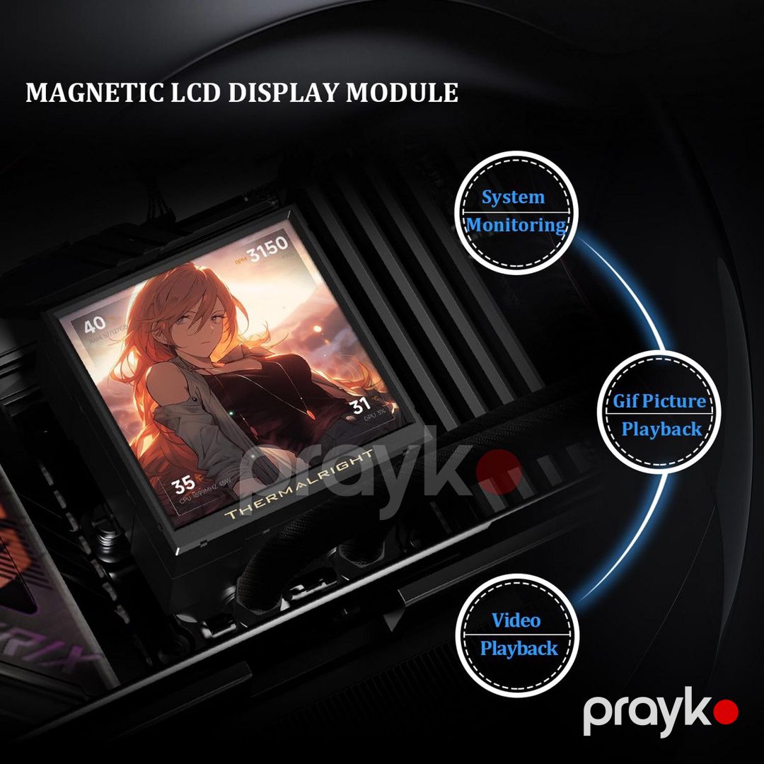 Maye soyutma "ThermalRight Peerless Vision 360 UB BK Argb" — Kompüterlər və noutbuklar, Bakı (6)