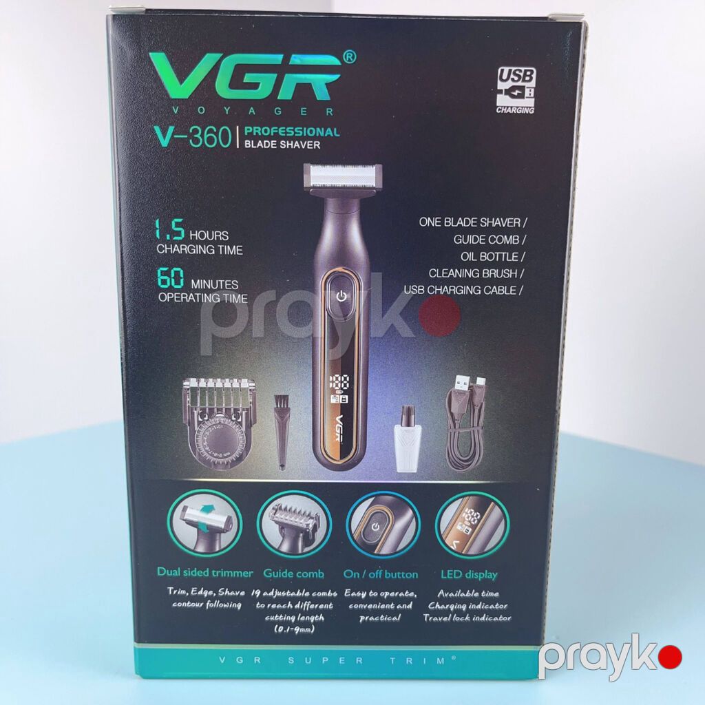 Elektrikli Ülgüc VGR 360 Üzqırxan Bütün məhsularımız Yenidir və — Usturalar, trimmerler və epilyatorlar, Bakı (6)