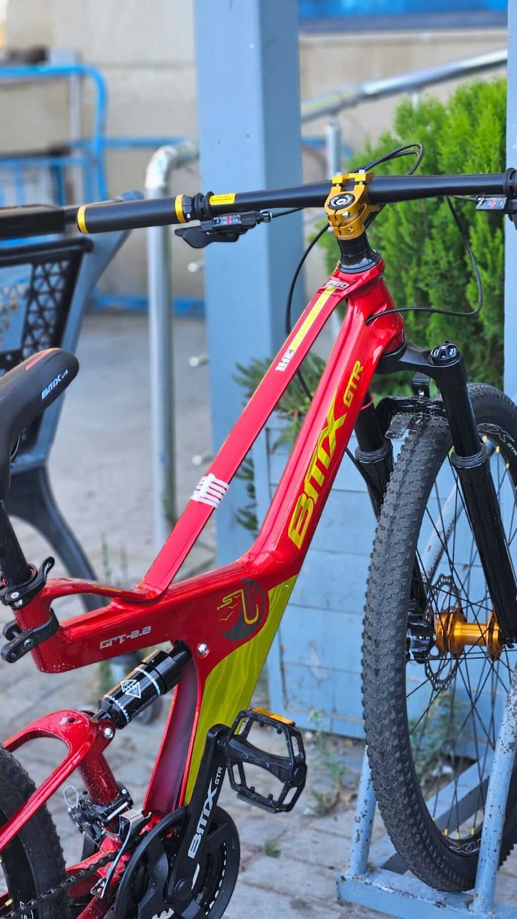 1 ayın velosudu 420 Azn alınıb Moto almaq üçün satılır problemsiz — BMX, Sumqayıt (4)