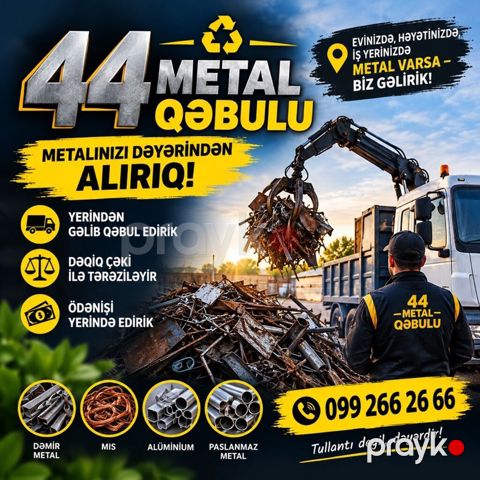 44 Metal Qəbulu 500+ metaliniz olduqda Xidmətlər: - Yerinizdən — Bakı