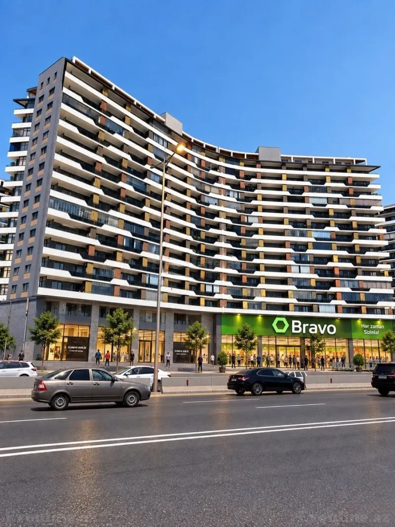 Satılır 2 otaqlı Mənzil Yeni tikili 73 m² Bakı, Binəqədi r., Avtovağzal m., Biləcəri — Bakı