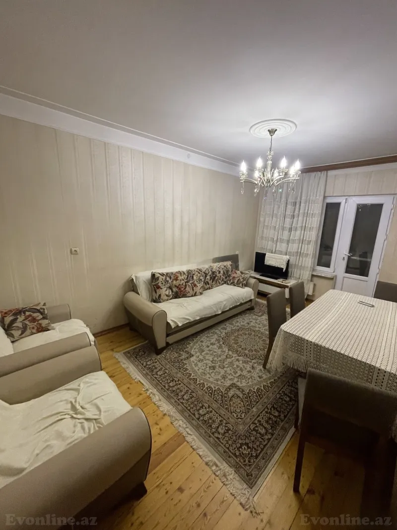 Kirayə verilir 2 otaqlı Mənzil Köhnə tikili 72 m² Bakı, Binəqədi r., Azadlıq prospekti m., 6-cı mikrorayon — Bakı