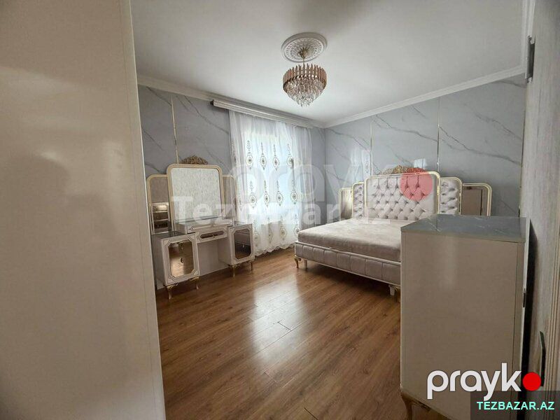 savalanda 6 sotda 4 otaqli tam temirli esyali ev satilir — Ev, villa, Bakı (8)