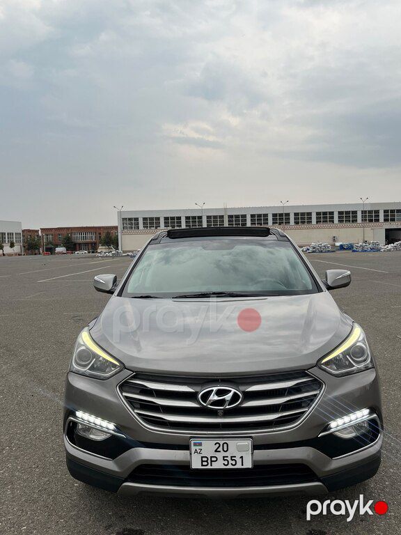 Hyundai Santa Fe, 2.0 L, 2017 il, 180 729 km — Avtomobillər, Gəncə (3)