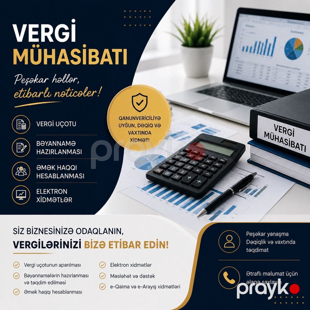 Mühasib xidməti — Mühasibəlik, maliyyə, Bakı (2)