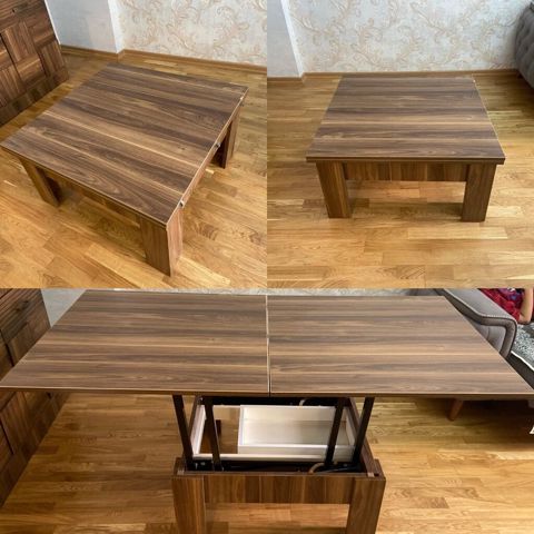 İşlənmiş, Transformer, Kvadrat masa — Masalar