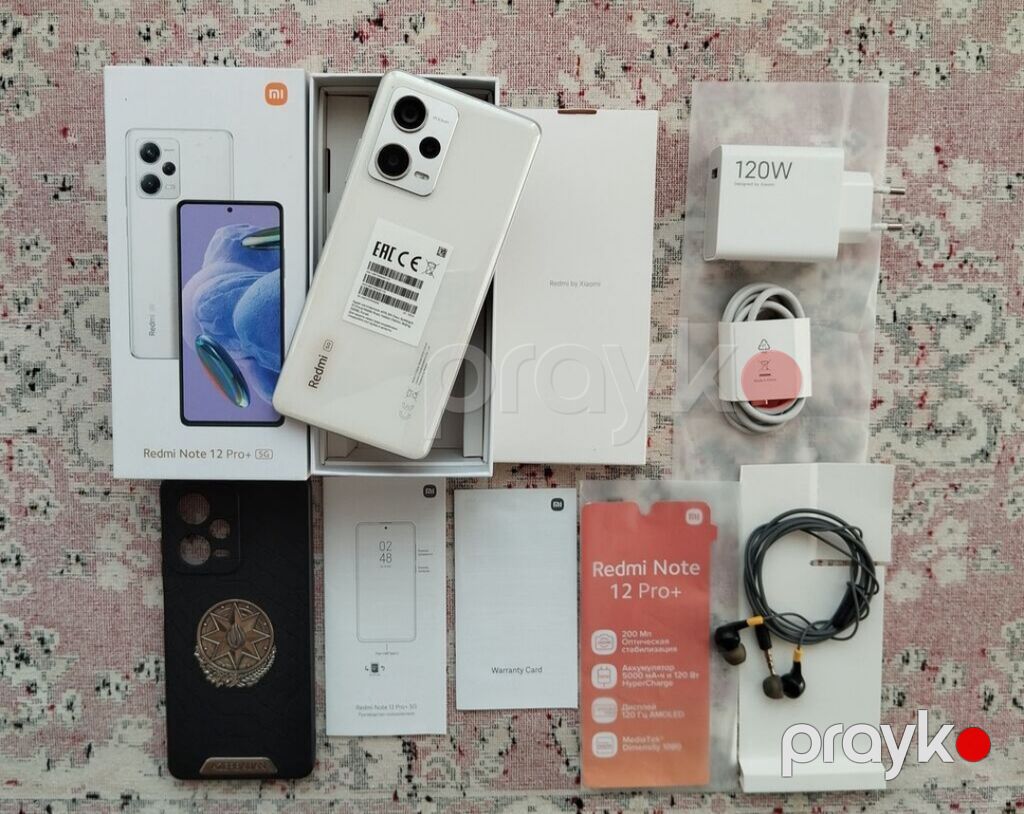 Redmi Note 12 Pro+, 256 GB, rəng - Ağ, Sensor, Barmaq izi, İki sim kartlı — Xiaomi, Bakı (2)