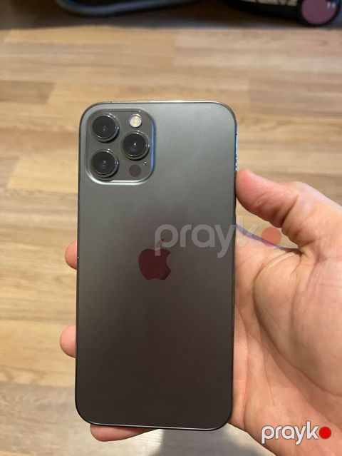IPhone 12 Pro Max, 128 GB, Graphite, Barmaq izi, Simsiz şarj, Face ID — Sumqayıt