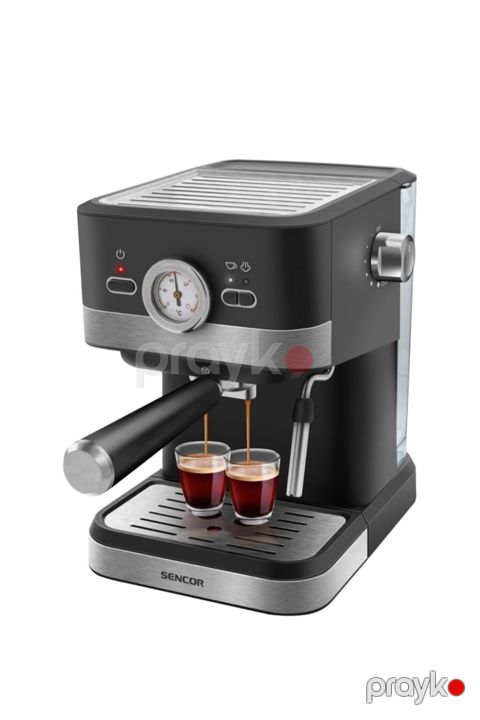Sencor espresso/kofe maşını - Portafiltrli yarımavtomat dizayn: tək