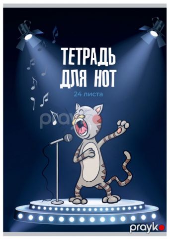 Тетрадь для нот А4 24 листа — Bakı