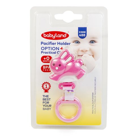 Əmzik tutacağı Baby Land, parça, çəhrayı, 0+ ay — Bakı