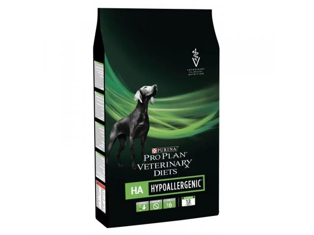 Pro Plan Veterinary Diets HA Hypoallergenic, allergik reaksiyalar zamanı bütün cinslərdən olan itlər üçün quru yem (bütöv kisə, 3 kq) — Bakı