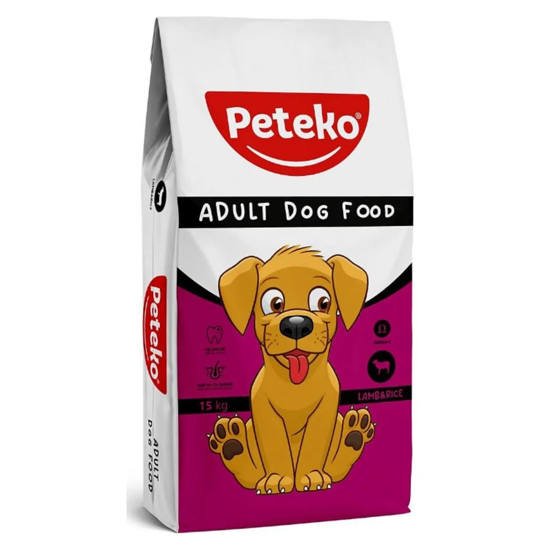 Peteko Adult Dog Food Lamb and Rice, yetkin itlər üçün quru yem, quzu və düyü ilə (çəki ilə) — Bakı