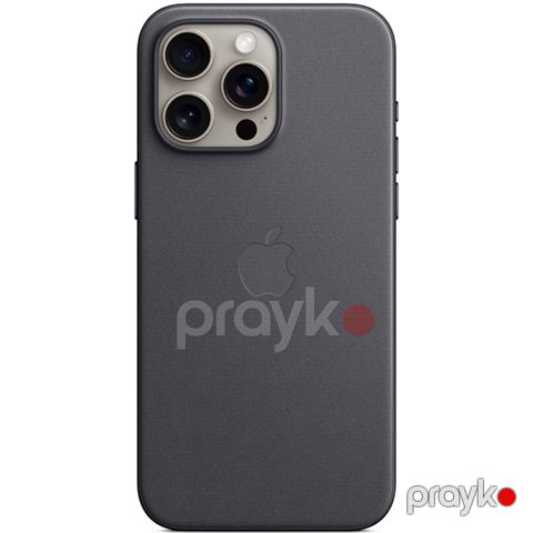 iPhone 15 Pro Max FineWoven Case with MagSafe (MT4V3ZM) Black — Bakı