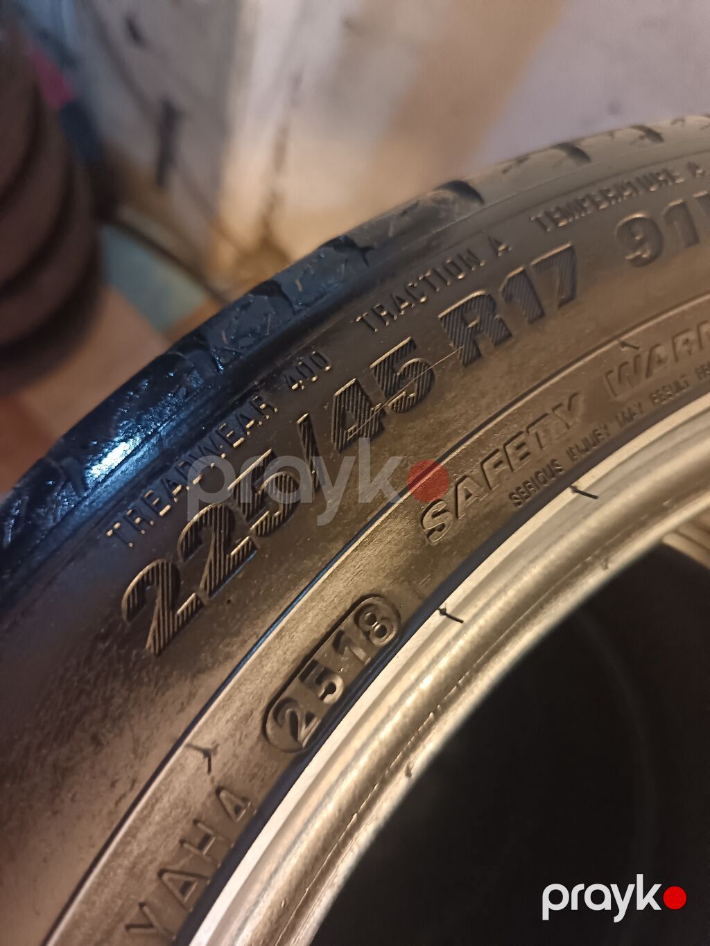 Kumho yay-yol şinləri dəsti - Ölçü: 225/45 R17 - Load/Speed indeksi — Şinlər, Bakı (2)