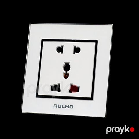 Aulmo ağ 1 razetka + 1 multi razetka — Bakı