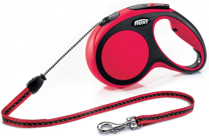 12 kq-a qədər itlər üçün 5 m uzunluğunda, 12 kabelli, geri çəkilə bilən Flexi Red Classic S Kordon (qırmızı) — Bakı