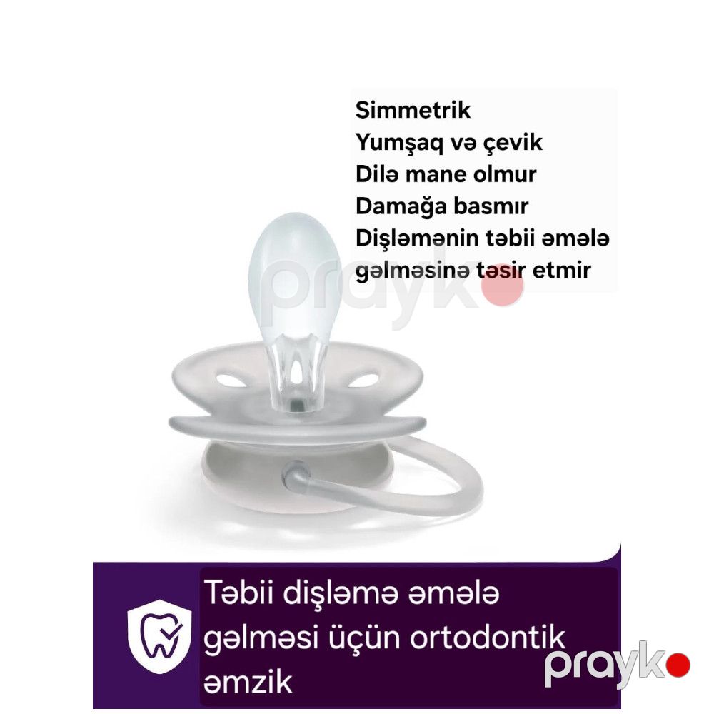Əmzik dəsti Philips Avent Ultra Soft SCF091/15, 6-18 ay, silikon — Mallar, Bakı (4)