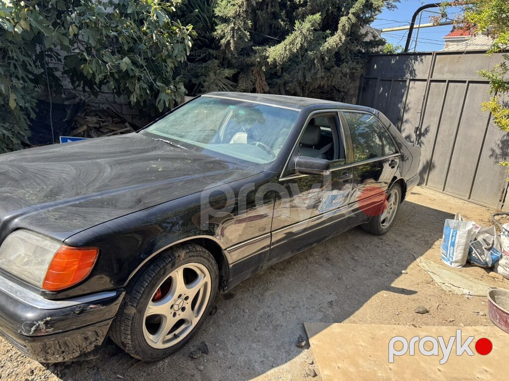 Mercedes-Benz S-Class W140 sedan - Korpus: qara rəng, klassik W140 — Avtomobillər, Saray (2)