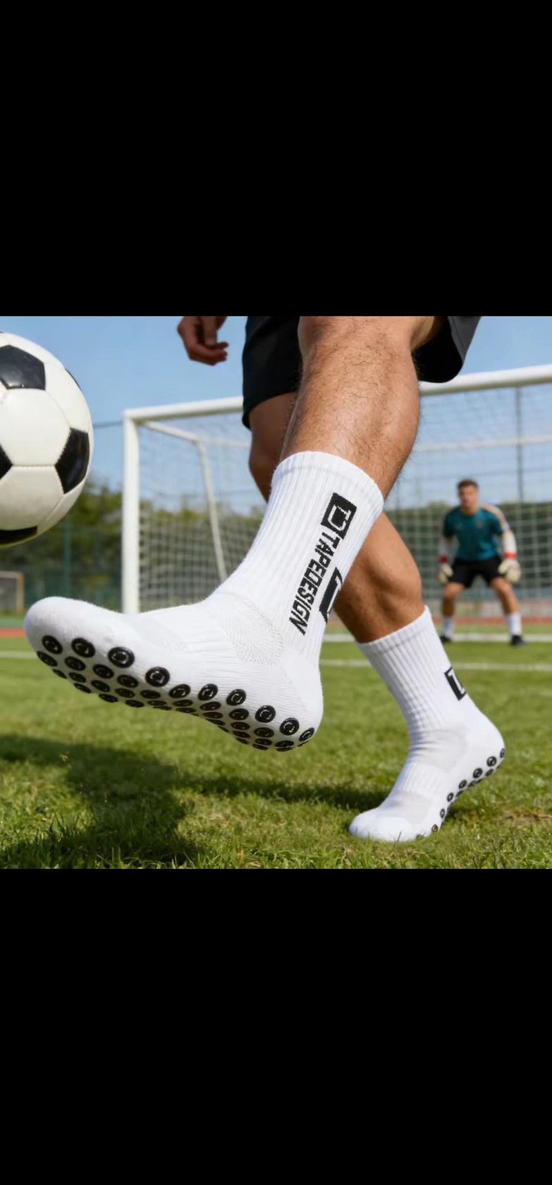 Futbol üçün corab R-75, ağ, poliester/pambıq, ölçü One Size — Mallar, Bakı (2)