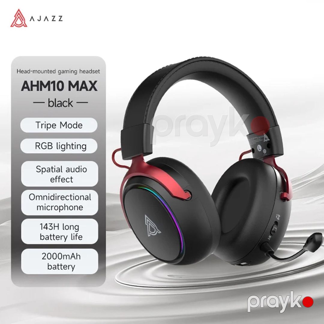 Ajazz AHM10 Max - White — Səs texnikası, Bakı (5)