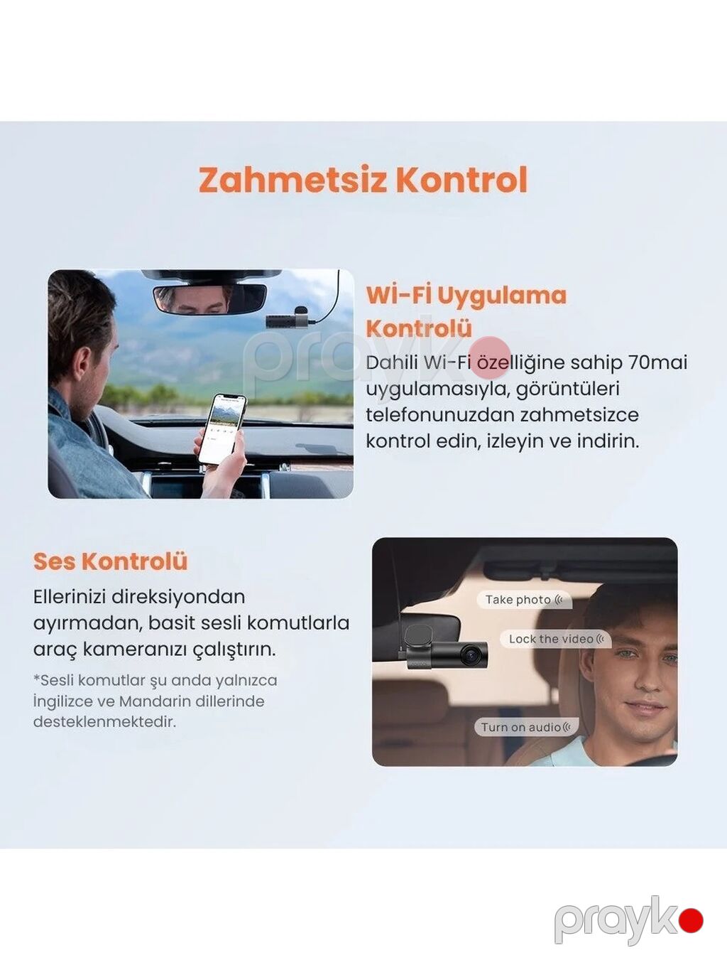 70mai Dash Cam M310 Plus 2K — Video qeydediciləri, Bakı (3)