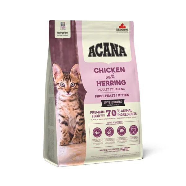 Acana First Feast Kitten balaları üçün quru yem toyuq və siyənək ilə, 1.8 kq — Bakı