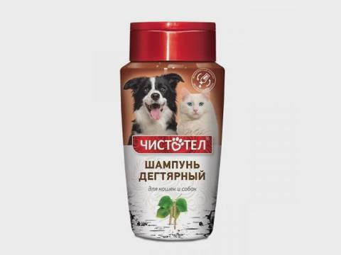 Çistotel, pişiklər və itlər üçün birələrə qarşı qatranlı şampun, 220 ml — Cats