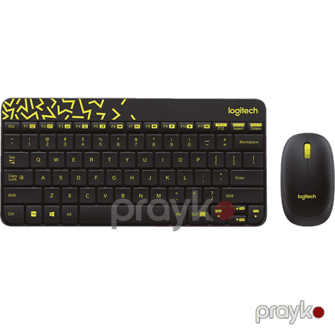 Klaviatura Logitech Destkop MK240 Nano - Rus hərfləri ilə Black — Bakı