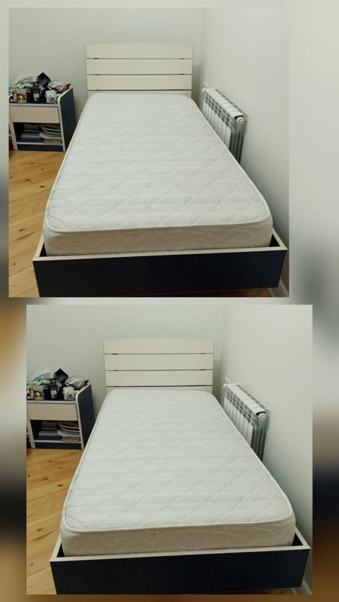 satilir. 2 eded carpayi matrasla. Bazali. Qiymet 1 ededi 100 — Çarpayılar