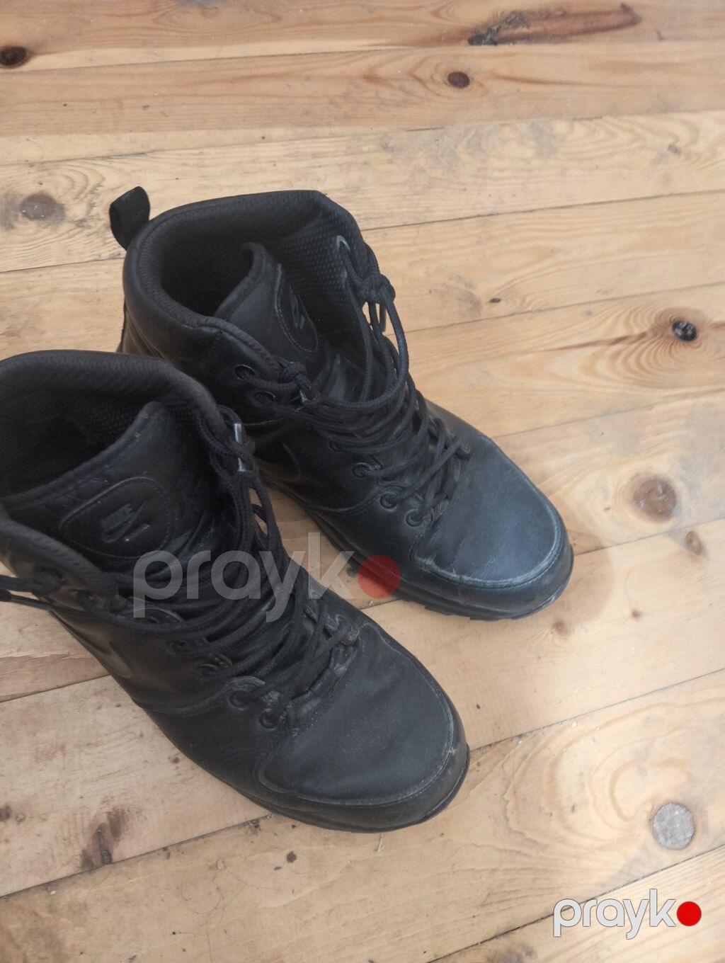 Məhsul: Nike qara kişi trekking/iş çəkmələri - Model: Nike high-top — Botinka, Bakı (2)