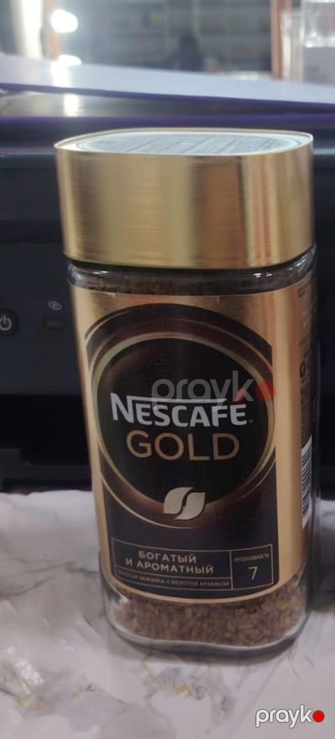 Nescafé Gold 195 gram həll olunan qəhvə – zəngin və ətirli dad — Bakı