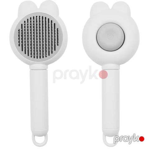 İtlər və pişiklər üçün daraq S-05, plastik/metal, ağ — Bakı