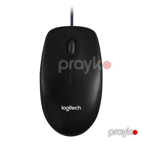 Logitech Wired Mouse M100 Black — Bakı