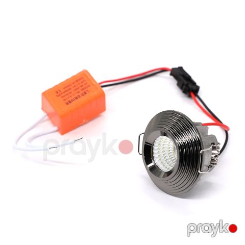 LED spot 3W qara xrom — Bakı
