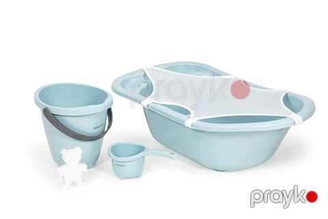 Çimdirmə dəsti körpələr üçün Babyjem, 5 əşya, mavi — Bakı