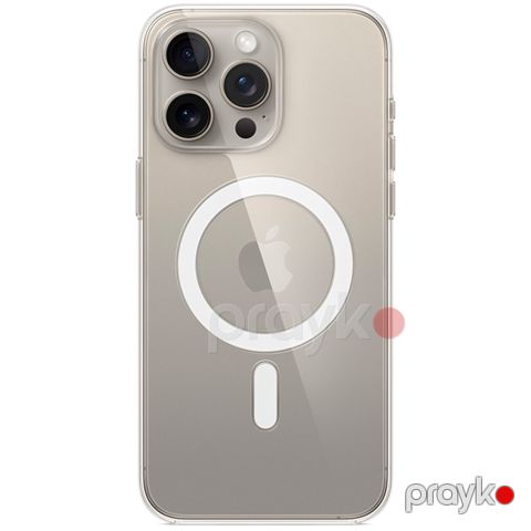 iPhone 15 Pro Max Clear Case with MagSafe (MT233ZM) Clear — Bakı